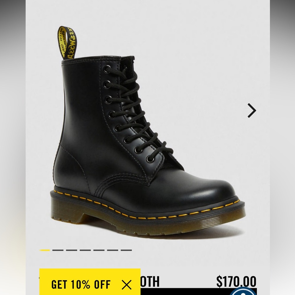 Doc Martens 1460 Black Leather Boots